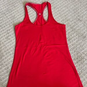 Red lululemon tank